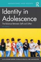 Identity in Adolescence: The Balance Between Self and Other 5th edition
