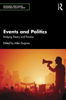 Events and Politics: Bridging Theory and Practice
