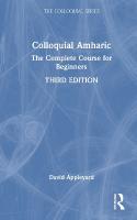 Colloquial Amharic: The Complete Course for Beginners 3rd edition
