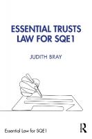 Essential Trusts Law for SQE1