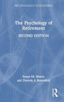 Psychology of Retirement 2nd edition