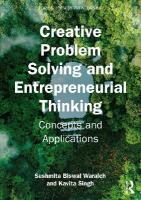 Creative Problem Solving and Entrepreneurial Thinking: Concepts and Applications