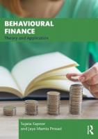 Behavioural Finance: Theory and Application