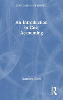 Introduction to Cost Accounting