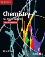 Chemistry for the IB Diploma Coursebook 2nd Revised edition