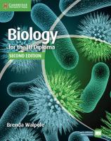Biology for the IB Diploma Coursebook 2nd Revised edition