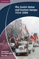 History for the IB Diploma: The Soviet Union and Eastern Europe 19242000