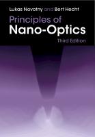 Principles of Nano-Optics 3rd Revised edition