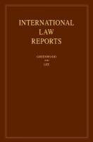 International Law Reports: Volume 188