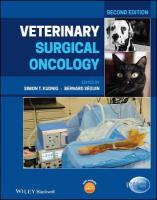 Veterinary Surgical Oncology 2nd edition