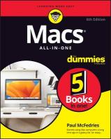 Macs All-in-One For Dummies 6th edition