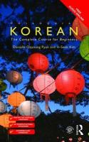 Colloquial Korean: The Complete Course for Beginners 2nd edition