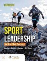 Sports Leadership in the 21st Century Third Edition