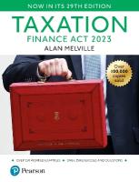 Taxation Finance Act 2023 29th edition