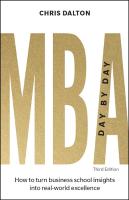 MBA Day by Day: How to turn business school insights into real-world excellence 3rd edition