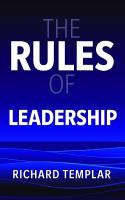 Rules of Leadership