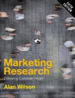 Marketing Research: Delivering Customer Insight 5th edition