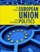 European Union Politics 4th edition