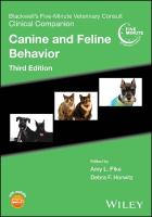 Blackwell's Five-Minute Veterinary Consult Clinical Companion: Canine and Feline Behavior 3rd edition