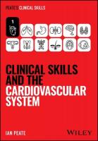 Clinical Skills and the Cardiovascular System