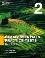 Exam Essentials: Cambridge B2 First  Practice Test 2 with key (2020)