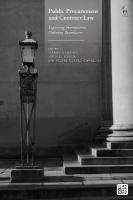 Public Procurement and Contract Law: Exploring Intersections, Defining Boundaries