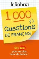 1000 Questions de Francais 8th New edition