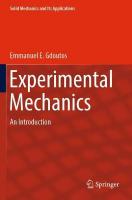 Experimental Mechanics: An Introduction 2022 ed.