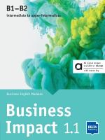 Business Impact B1-B2 Book 1.1 Student' Book 1.1