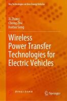 Wireless Power Transfer Technologies for Electric Vehicles 2022 ed.