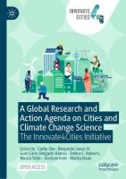 Global Research and Action Agenda on Cities and Climate Change Science: The Innovate4Cities Initiative
