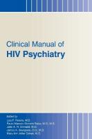 Clinical Manual of HIV Psychiatry