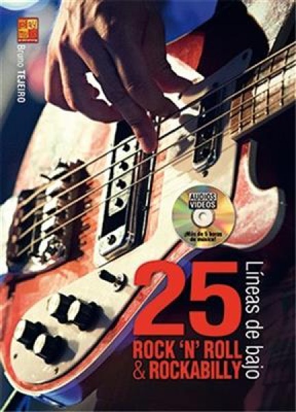 25 l&iacute;neas de bajo rock 'n' roll y rockabilly
