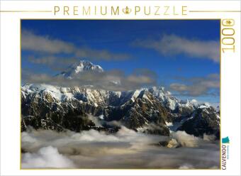 CALVENDO Puzzle Anflug zum Denali | 1000 Teile Lege-Gr&ouml;&szlig;e 64x48cm Foto-Puzzle f&uuml;r gl&uuml;ckliche Stunden: Der h&ouml;chste Berg von Nordamerika