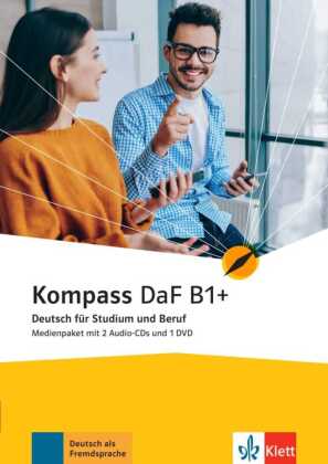 Kompass DaF B1+: Deutsch f�r Studium und Beruf. Medienpaket (2 Audio-CDs + DVD)