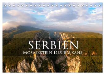 Serbien - Mosaikstein des Balkans (Tischkalender 2026 DIN A5 quer), CALVENDO Monatskalender: Nat&uuml;rlich sch&ouml;n und noch so unentdeckt.