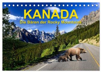 KANADA - Die B&auml;ren der Rocky Mountains (Tischkalender 2026 DIN A5 quer), CALVENDO Monatskalender: Unser Kalender &uuml;ber die Kanadischen B&auml;ren zeigt die Sch&ouml;nheit und Vielfalt dieser majest&auml;tischen Tiere. Auf jedem Monatsblatt sehen Sie ein atemberaubendes 