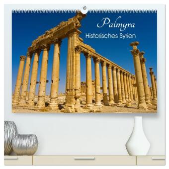 Palmyra - Historisches Syrien (hochwertiger Premium Wandkalender 2026 DIN A2 quer), Kunstdruck in Hochglanz: Die historisch bedeutsame Ruinenstadt Palmyra in Syrien in wundersch&ouml;nen Fotografien